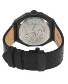 Montre Stella Solare Homme Solaire en Cuir noire