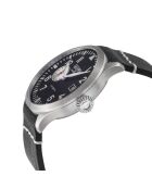 Montre Vaughn Homme Automatique en Cuir noire