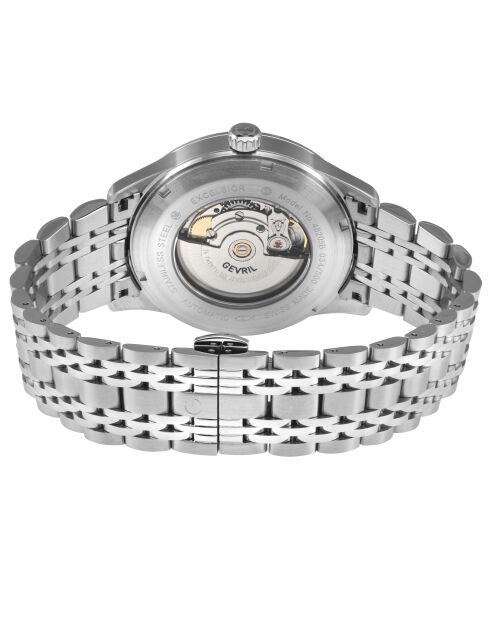 Montre Excelsior Homme Automatique en Acier argentée