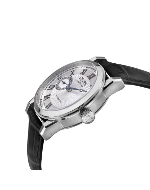 Montre Madison Homme Automatique en Cuir noire