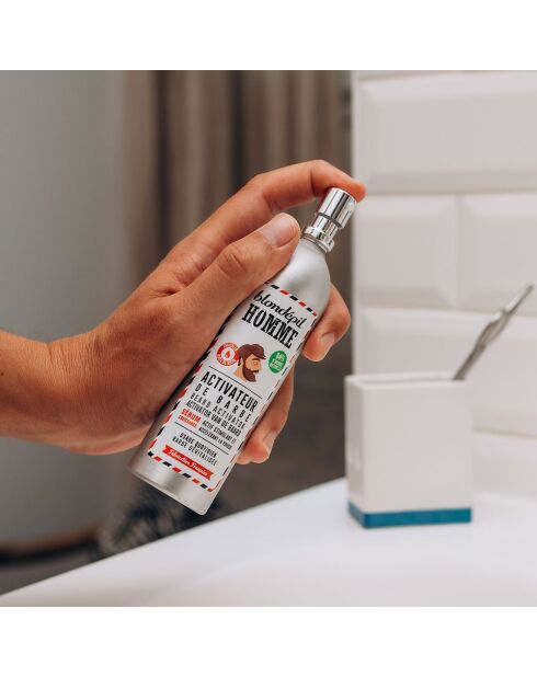 Activateur de barbe - barbe clairsemée - 94% naturel (100ml)