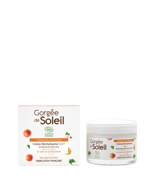 Crème de nuit revitalisante - certifiée bio cosmos** - tous types de peaux (50ml) (1)