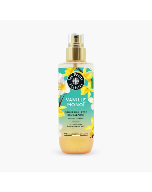 Brume parfumée - Vanille Monoï - Pailletée - Vapo. 200ml