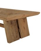 Table basse rectangulaire 130x70cm bois pin recyclé SANDY