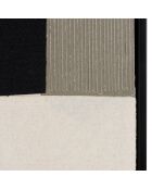 Décoration murale 83x123cm formes abstraites n°2, cadre noir