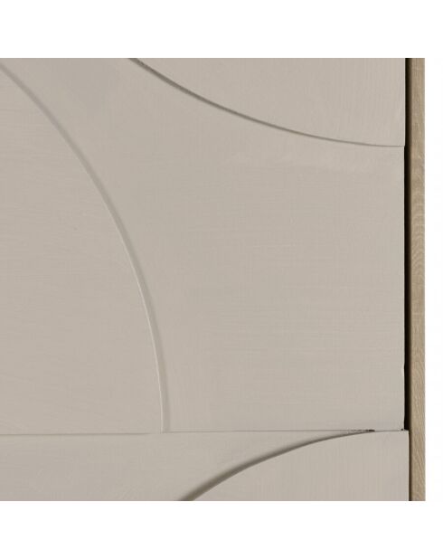 Décoration murale 83x123cm formes abstraites beiges en relief