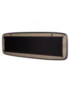 Miroir rectangulaire angles arrondis 120x40cm couleur mocha