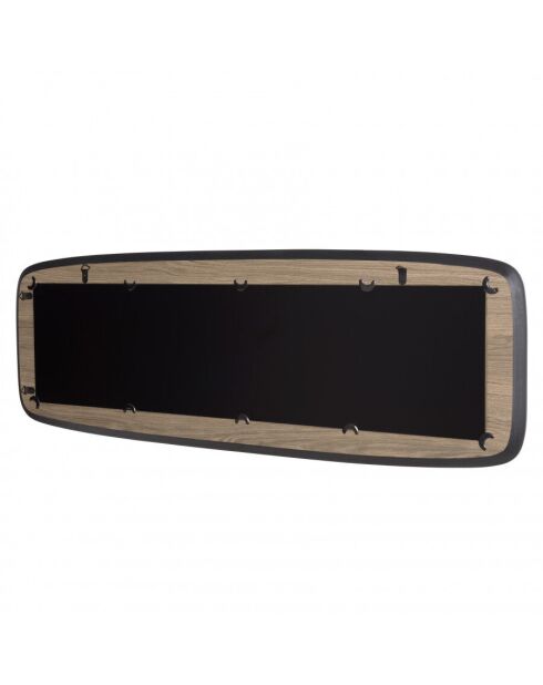 Miroir rectangulaire angles arrondis 120x40cm couleur mocha