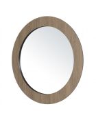 Miroir rond 80x80cm couleur mocha
