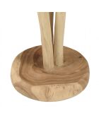 Porte-manteau 3 branches en teck naturel