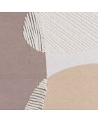 Décoration murale 63x93cm formes abstraites n°1, cadre naturel
