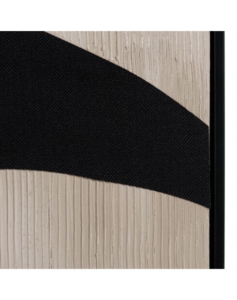 Décoration murale 83x123cm formes abstraites n°1, cadre noir