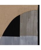 Décoration murale 83x123cm formes abstraites n°1/ cadre noir