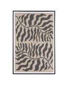 Décoration murale C - 63x93cm en papier japonais, cadre noir