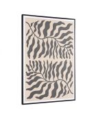 Décoration murale C - 63x93cm en papier japonais, cadre noir