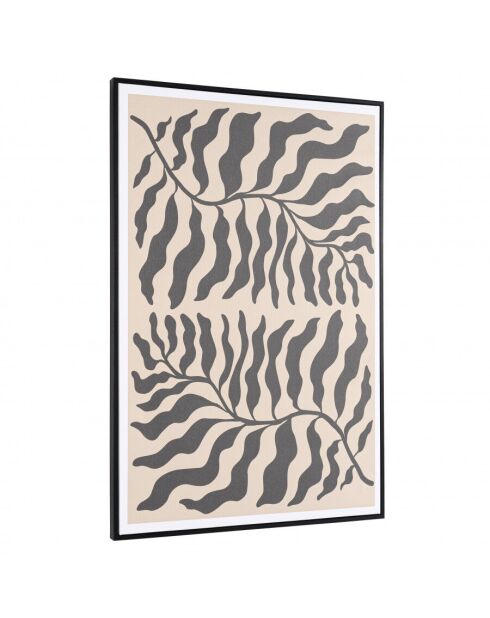 Décoration murale C - 63x93cm en papier japonais, cadre noir