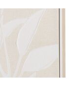 Décoration murale 83x123cm motifs fleurs n°2, cadre naturel