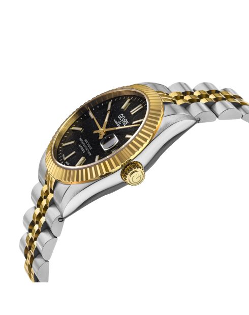 Montre West Village Homme Automatique en Acier argenté/doré