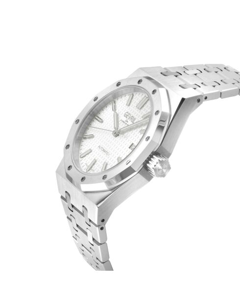 Montre Gotham Homme Automatique en Acier argentée