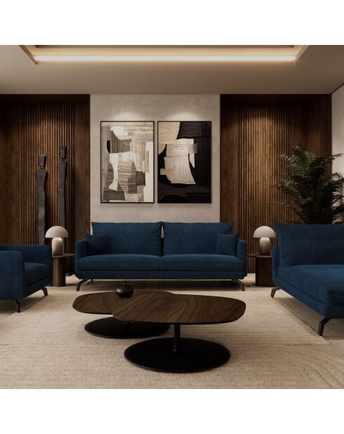 Unic 2-Sitzer-Sofa Midnight Blue Velvet - 170x92x83