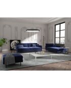 Justin 2-Sitzer-Sofa Mitternachtsblau - 150x84x78