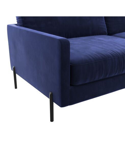 Justin 2-Sitzer-Sofa Mitternachtsblau - 150x84x78
