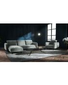 LINKE ECKE ISAK HELLGRAU - 235x92x85