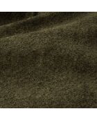 Express converteerbare slaapbank 140 cm MILANO Olijfgroene Boucle-stof - 210x105x75