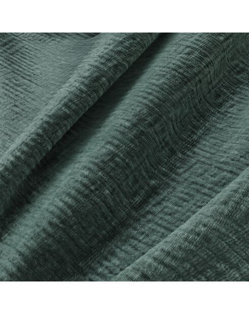 NOVA 4-zitsbank Smaragdgroen fluweel met patroon - 245x9x73