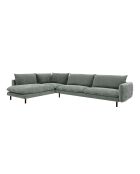 Isak hellgraues linkes Weitwinkelsofa - 262x92x85