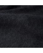 Divano angolare destro trasformabile LIVA Tessuto Looped Antracite scuro - 283x180x73