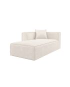 Dormeuse sinistro Rolf in tessuto Terry Off-white - 170x105x63