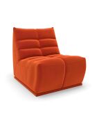 Poltrona modulare Jody Velours ORANGE - 85x112x80