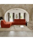 Poltrona modulare Jody Velours ORANGE - 85x112x80