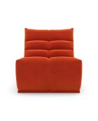 Poltrona modulare Jody Velours ORANGE - 85x112x80