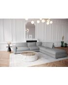 Lustgarden Großes rechtwinkliges Betonsofa, 300 x 290 x 85 cm, Grau