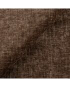 LIVA 4-Sitzer-Ausziehsofa aus strukturiertem Samt Espressobraun - 240x97x73