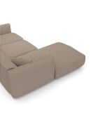 Sofá de esquina izquierda LIAM Taupe Boucle - 272x90x74