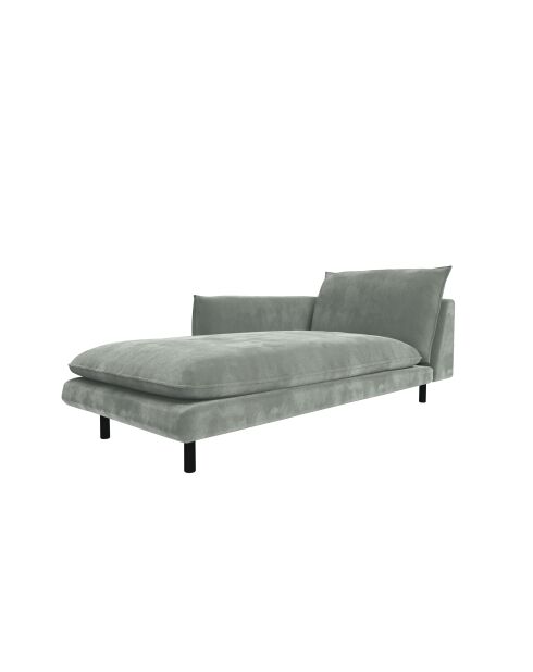 MERIDIENNE GAUCHE ISAK GRIS CLAIR - 60x160x85