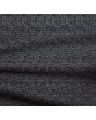 EMY rechtes Ecksofa aus anthrazitgrauem Webstoff - 300x155x77