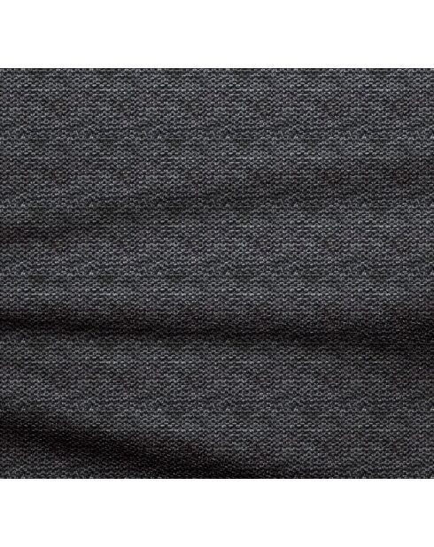 EMY rechtes Ecksofa aus anthrazitgrauem Webstoff - 300x155x77