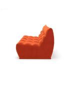 Canapé 4 places modulable Jody Velours ORANGE - 205x112x80