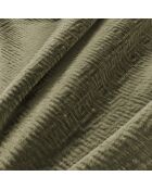 Express Couch, 140 cm, Matratze MILANO, grüner, gemusterter Samt im Vintage-Stil — 210x105x75