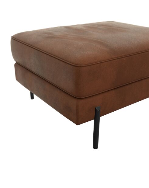 POUF JUSTIN COGNAC - 70x50x78