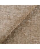 Divano angolare destro convertibile LIVA Taupe in velluto testurizzato - 283x180x73