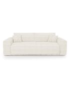 Slaapbankmatras Express 160cm RUBY corduroy XXL crème corduroy - 236x100x80