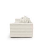 Slaapbankmatras Express 160cm RUBY corduroy XXL crème corduroy - 236x100x80