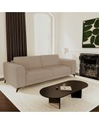 Colchón de sofá convertible Express 140 cm MILANO Taupe Boucle Taupe - 210x105x75