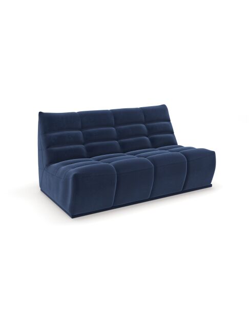 Modulaire 3-zitsbank Jody Velours MIDNIGHT BLUE - 175x112x80