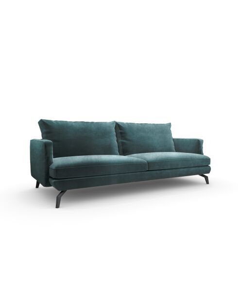 Unic 3-Sitzer-Sofa petrolblau - 220x92x83